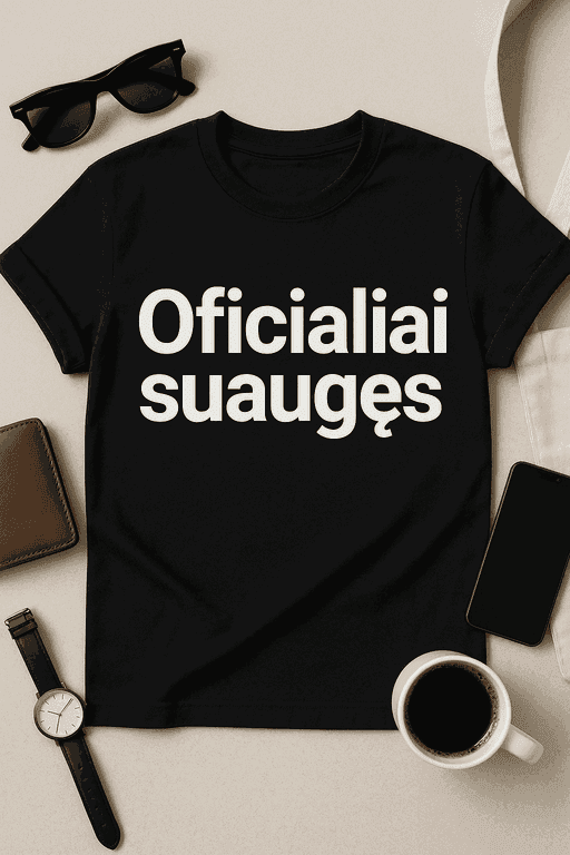 Oficialiai suaugęs – Marškinėliai su charakteriu