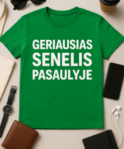 Geriausias senelis pasaulyje – marškinėliai