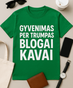 Marškinėliai „Gyvenimas per trumpas blogai kavai“