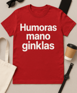 Marškinėliai „Humoras mano ginklas“