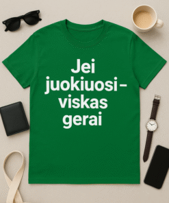 Marškinėliai „Jei juokiuosi – viskas gerai“