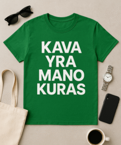 Kava yra mano kuras – marškinėliai kavos mylėtojams