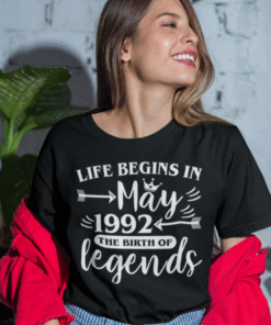 Life Begins In May 1992 – The Birth of Legends - Marškinėliai