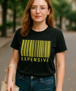 EXPENSIVE brūkšninis kodas - Marškinėliai