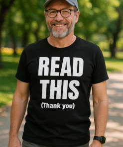 READ THIS (Thank you) - Marškinėliai