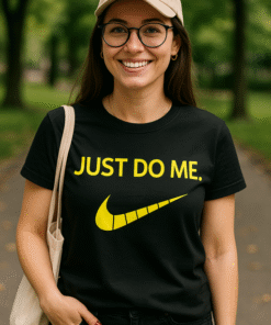JUST DO ME šypsena - Marškinėliai