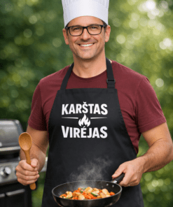 Juokinga prijuostė „KARŠTAS VIRĖJAS“