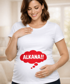 Nėščiosios marškinėliai „Alkana!!“