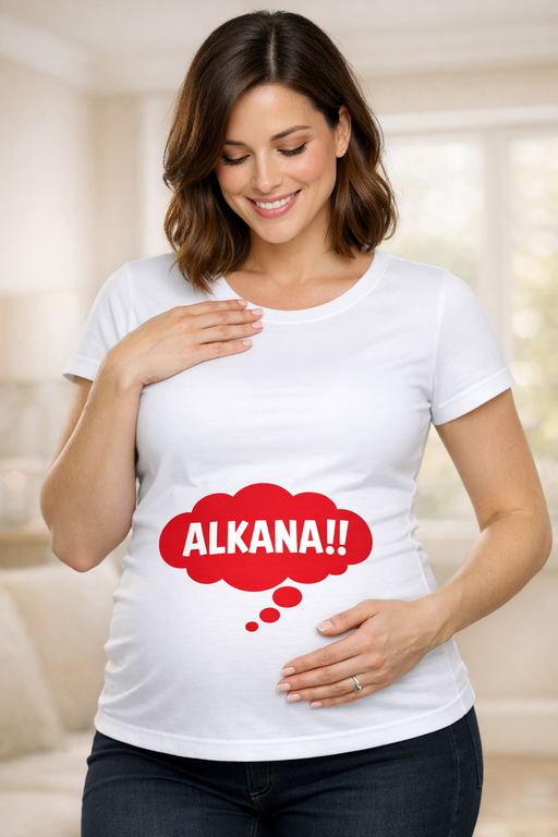 Nėščiosios marškinėliai „Alkana!!“